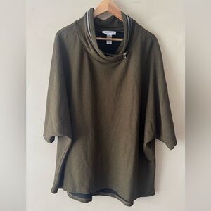 Joseph Ribkoff Olive Knit Top XL 494